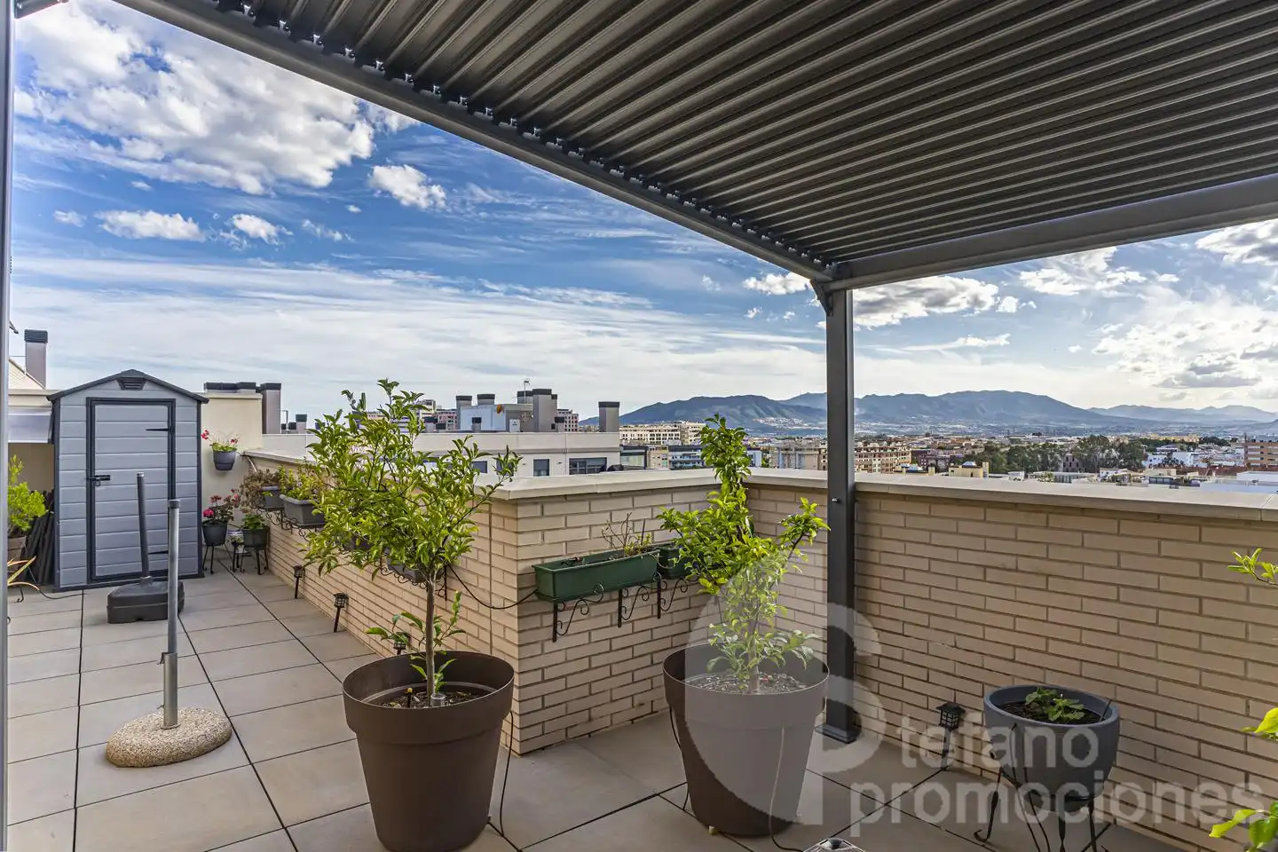 Terrasse von Dachboden zum Verkauf in Málaga mit Klimaanlage, Terrasse und Abstellraum
