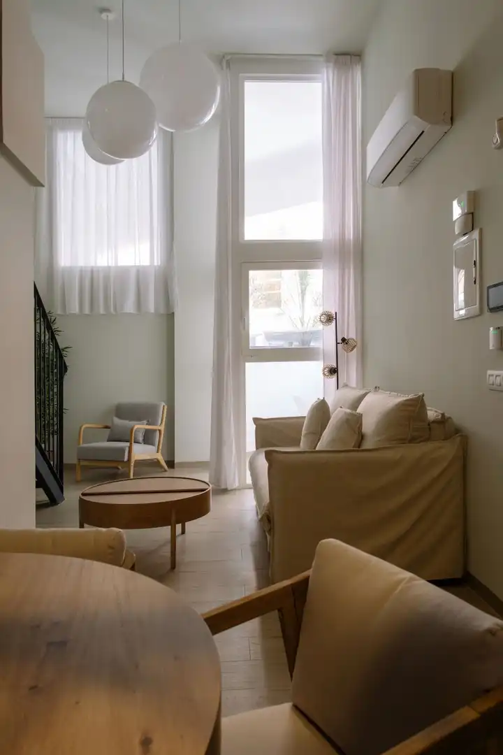 Sala de estar de Dúplex de alquiler en L'Alfàs del Pi con Aire acondicionado, Terraza y Trastero