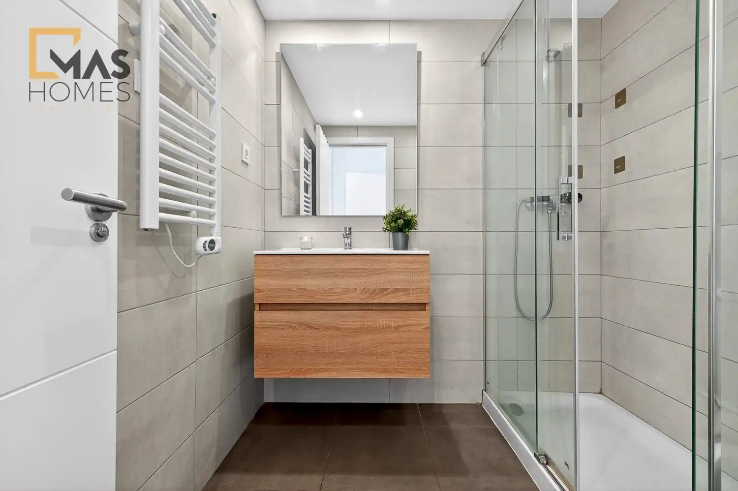Badezimmer von Maisonette zum Verkauf in Sabadell mit Klimaanlage, Heizung und Parkett