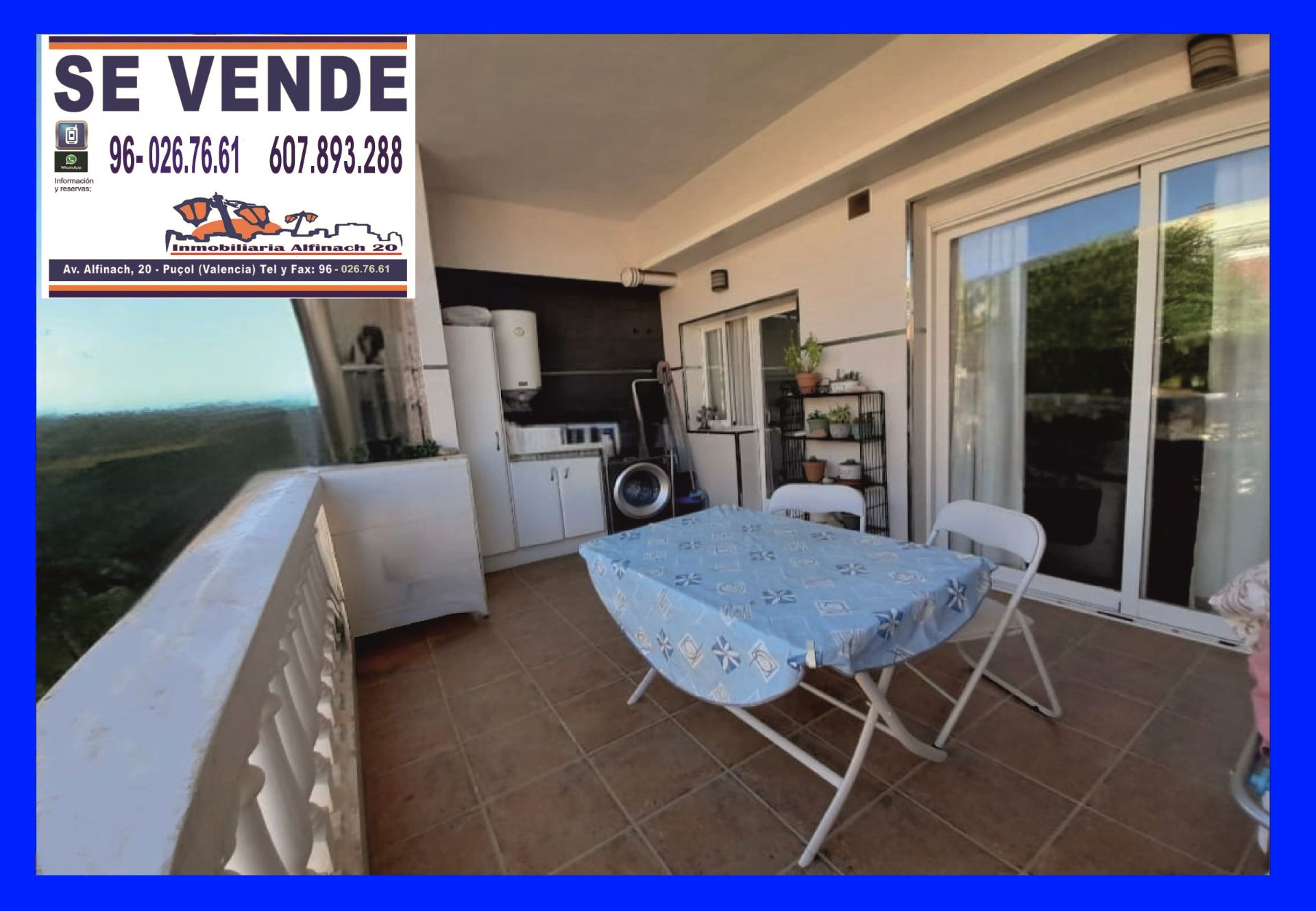 Terrace of Duplex for sale in Puçol  with Air Conditioner, Terrace and Storage room