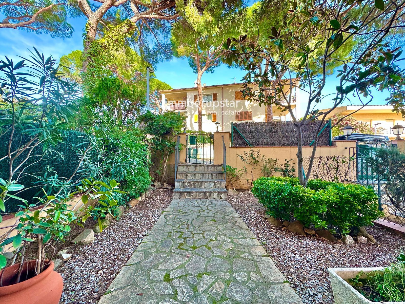Jardí de Casa adosada en venda en Castell d'Aro, Platja d'Aro i s'Agaró amb Calefacció, Jardí privat i Terrassa