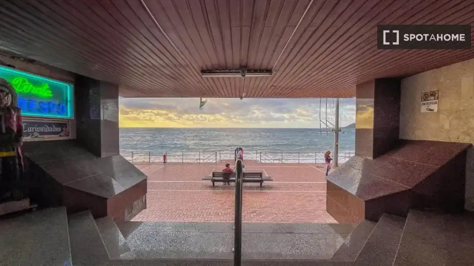 Apartament per a compartir en Las Palmas de Gran Canaria amb Aire condicionat, Terrassa i Moblat