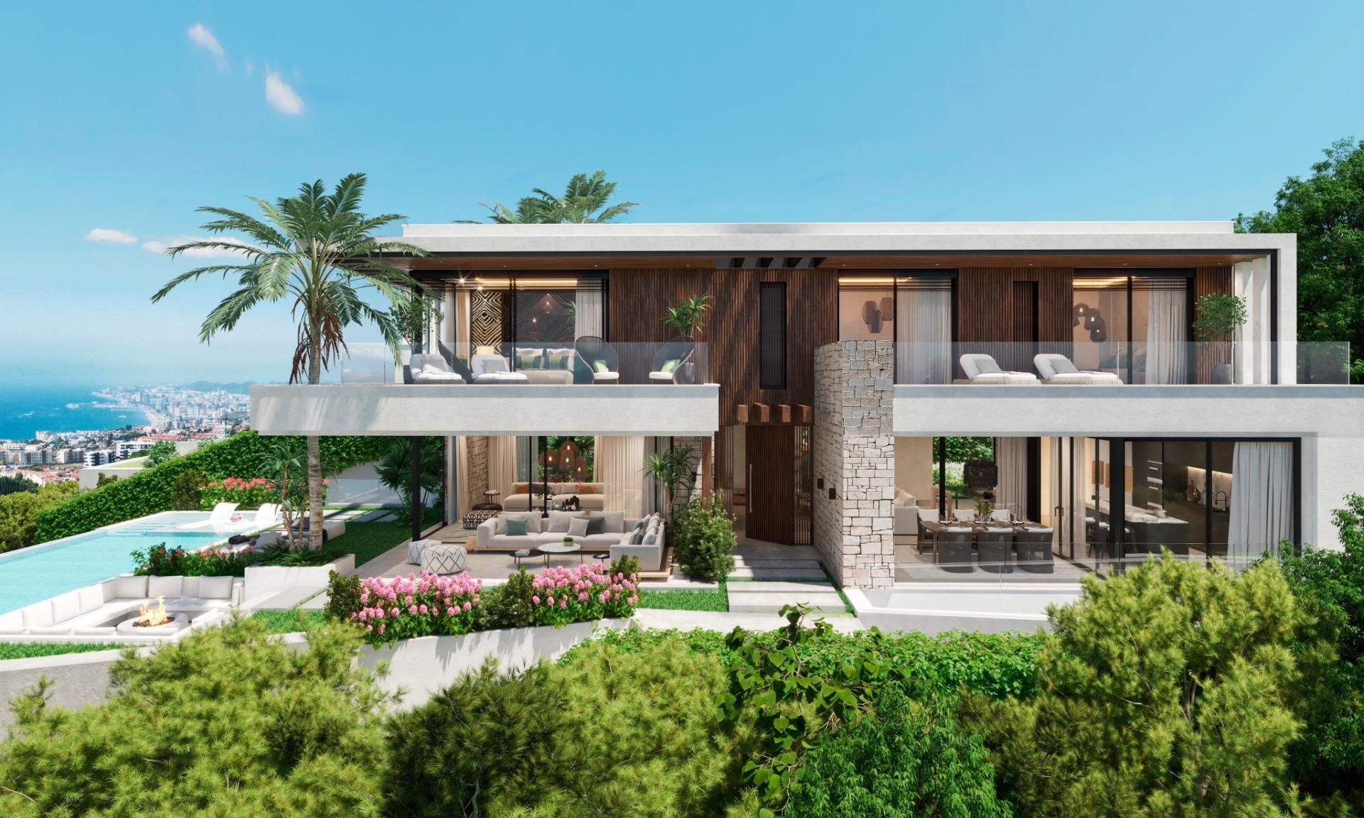 Exterior view of House or chalet for sale in Benalmádena  with Air Conditioner, Heating and Private garden