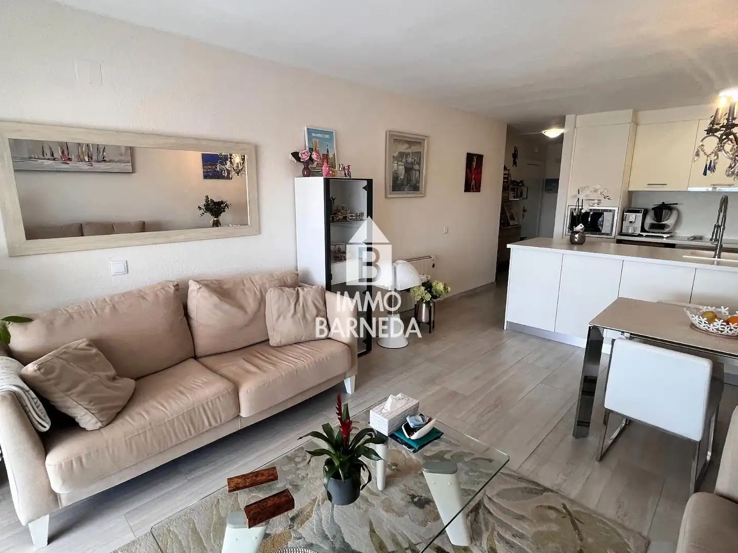 Sala de estar de Piso en venta en Empuriabrava con Aire acondicionado, Calefacción y Terraza