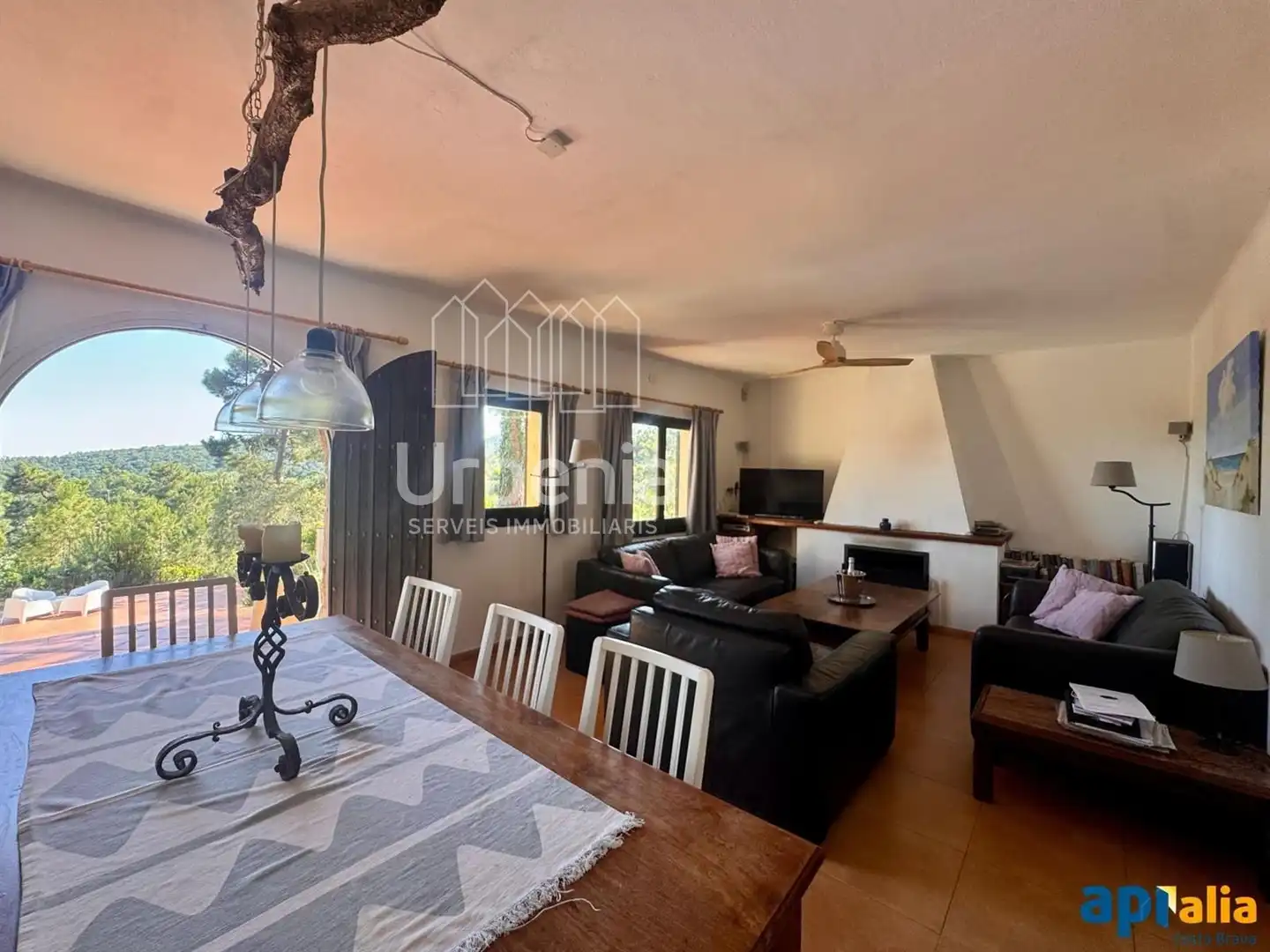 Sala de estar de Piso en venta en Lloret de Mar con Aire acondicionado, Piscina y Amueblado