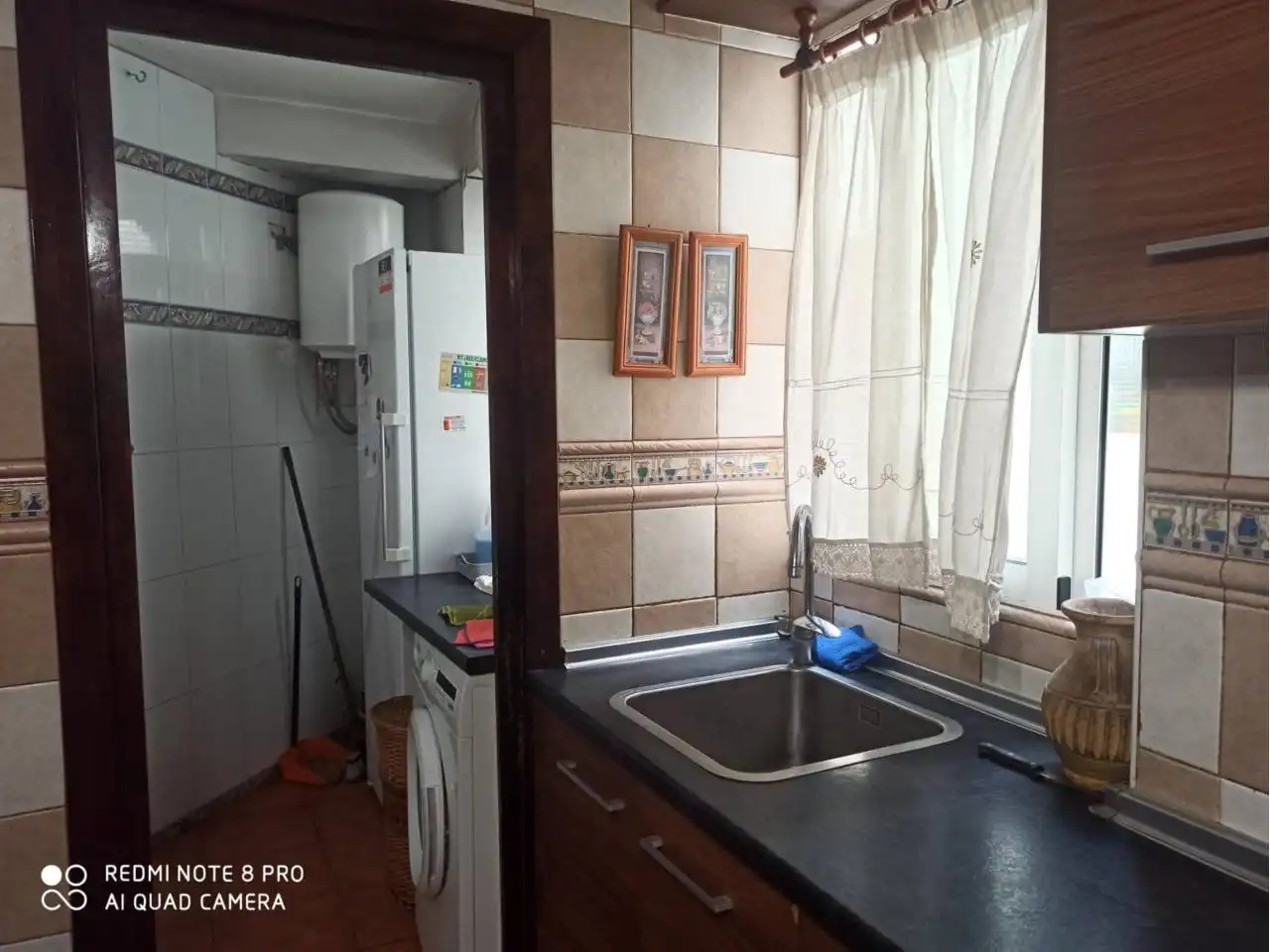 Küche von Wohnung zum Verkauf in Oliva mit Klimaanlage, Möbliert und Balkon