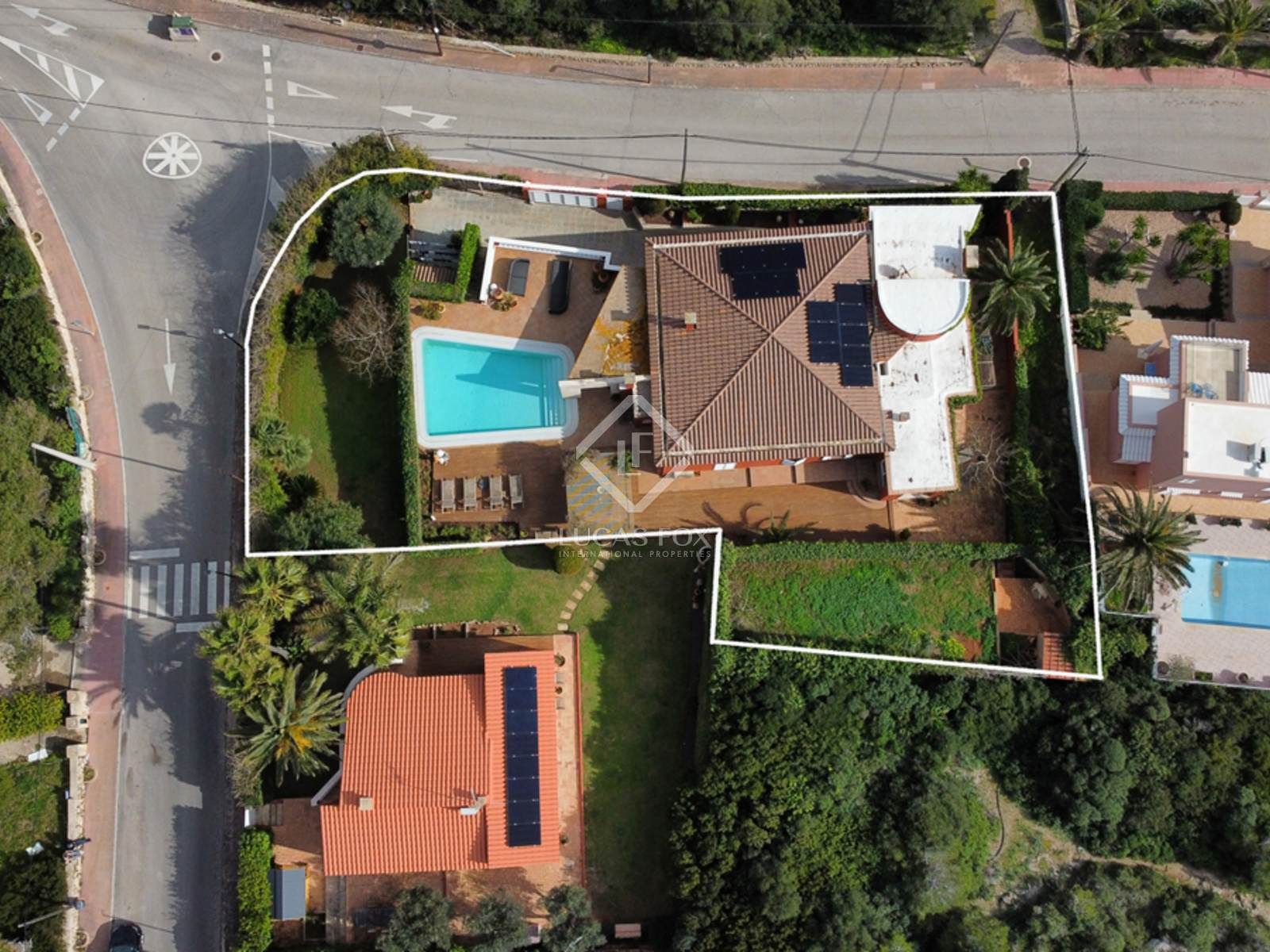 Exterior view of House or chalet for sale in Sant Lluís  with Air Conditioner, Heating and Private garden