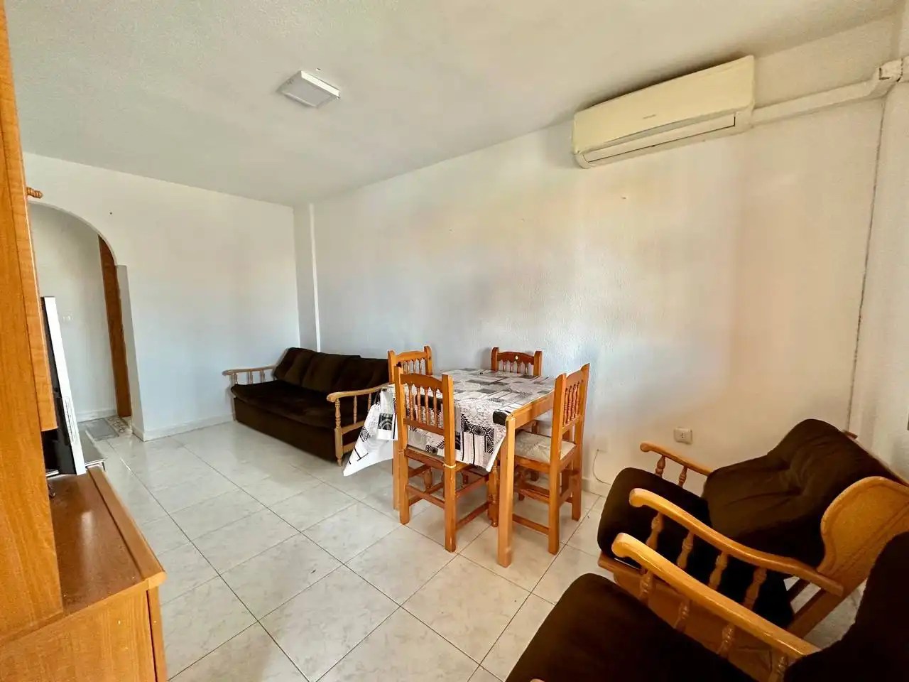 Sala d'estar de Pis de lloguer en San Pedro del Pinatar amb Aire condicionat, Calefacció i Terrassa