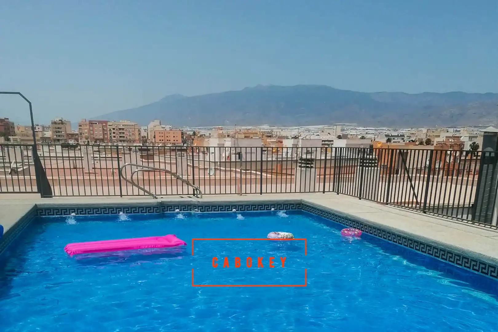 Swimming pool of Flat for sale in Roquetas de Mar  with Air Conditioner, Heating and Terrace