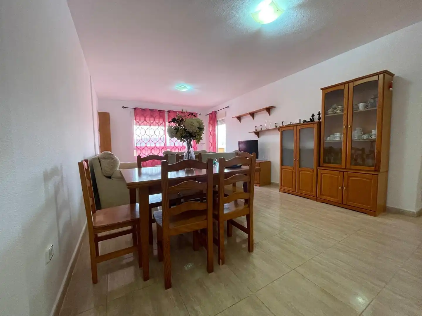 Menjador de Apartament en venda en Águilas amb Aire condicionat, Terrassa i Piscina