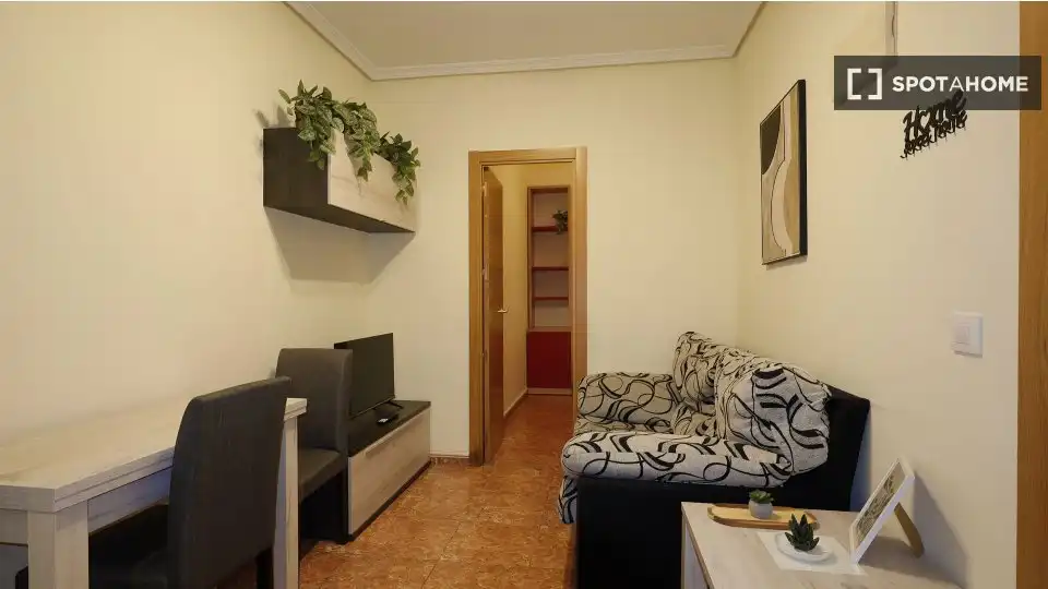 Sala d'estar de Apartament per a compartir en Madrid amb Aire condicionat, Calefacció i Terrassa