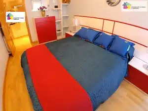 Schlafzimmer von Wohnung zur Miete in León Capital  mit Heizung, Parkett und Terrasse