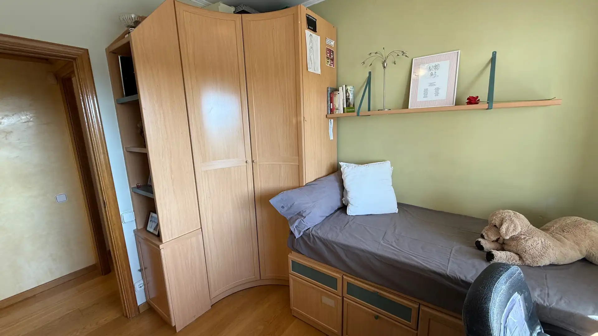 Bedroom of Flat for sale in Barcelona  with Air Conditioner, Heating and Parquet flooring