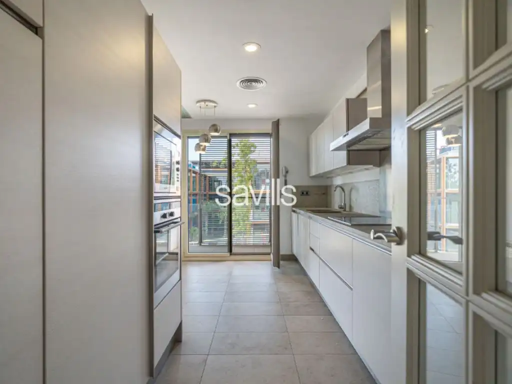 Kitchen of Attic for sale in Barcelona  with Air Conditioner, Terrace and Swimming Pool