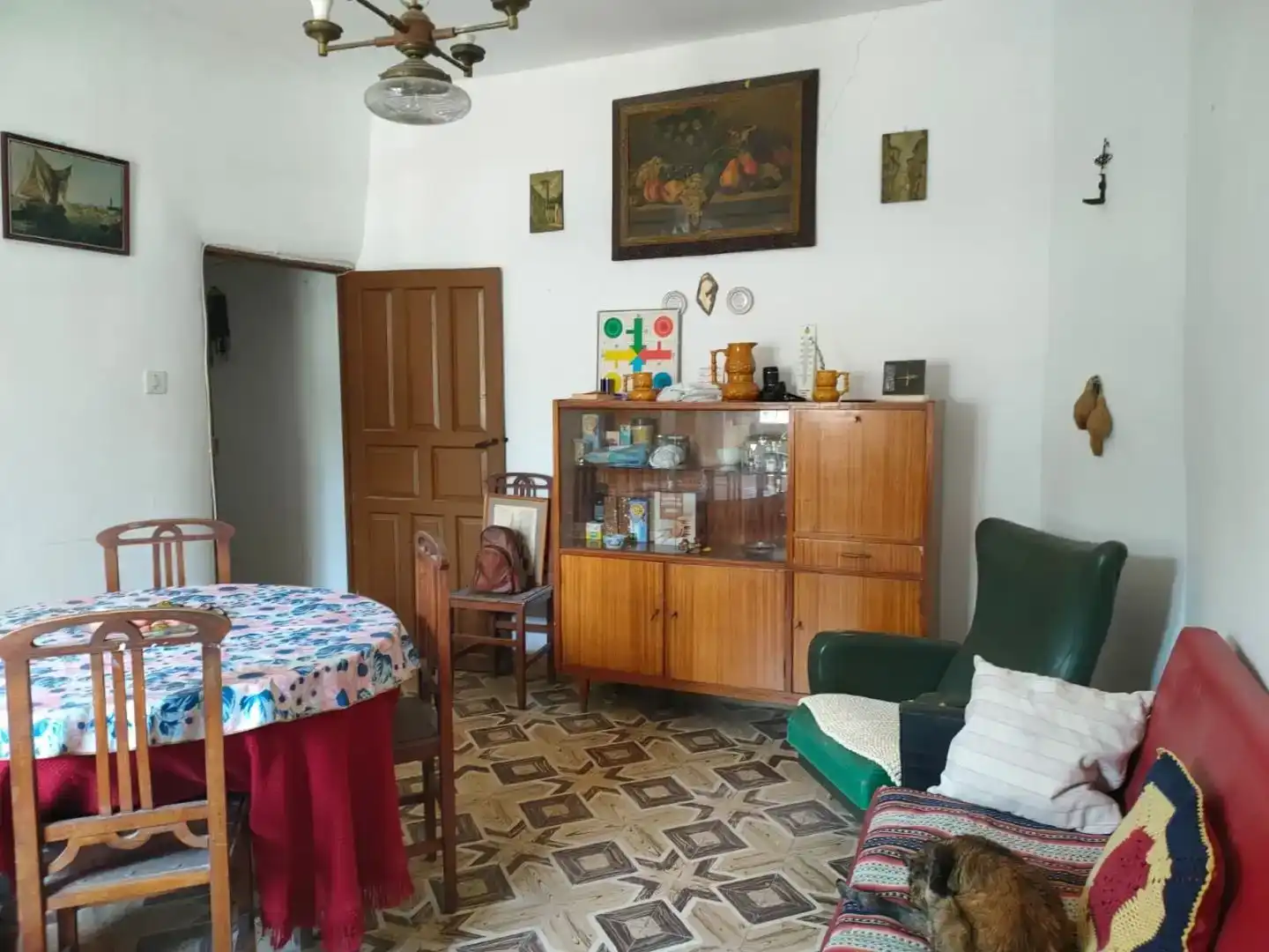 Cuina de Casa adosada en venda en Villasandino amb Jardí privat, Traster i Moblat