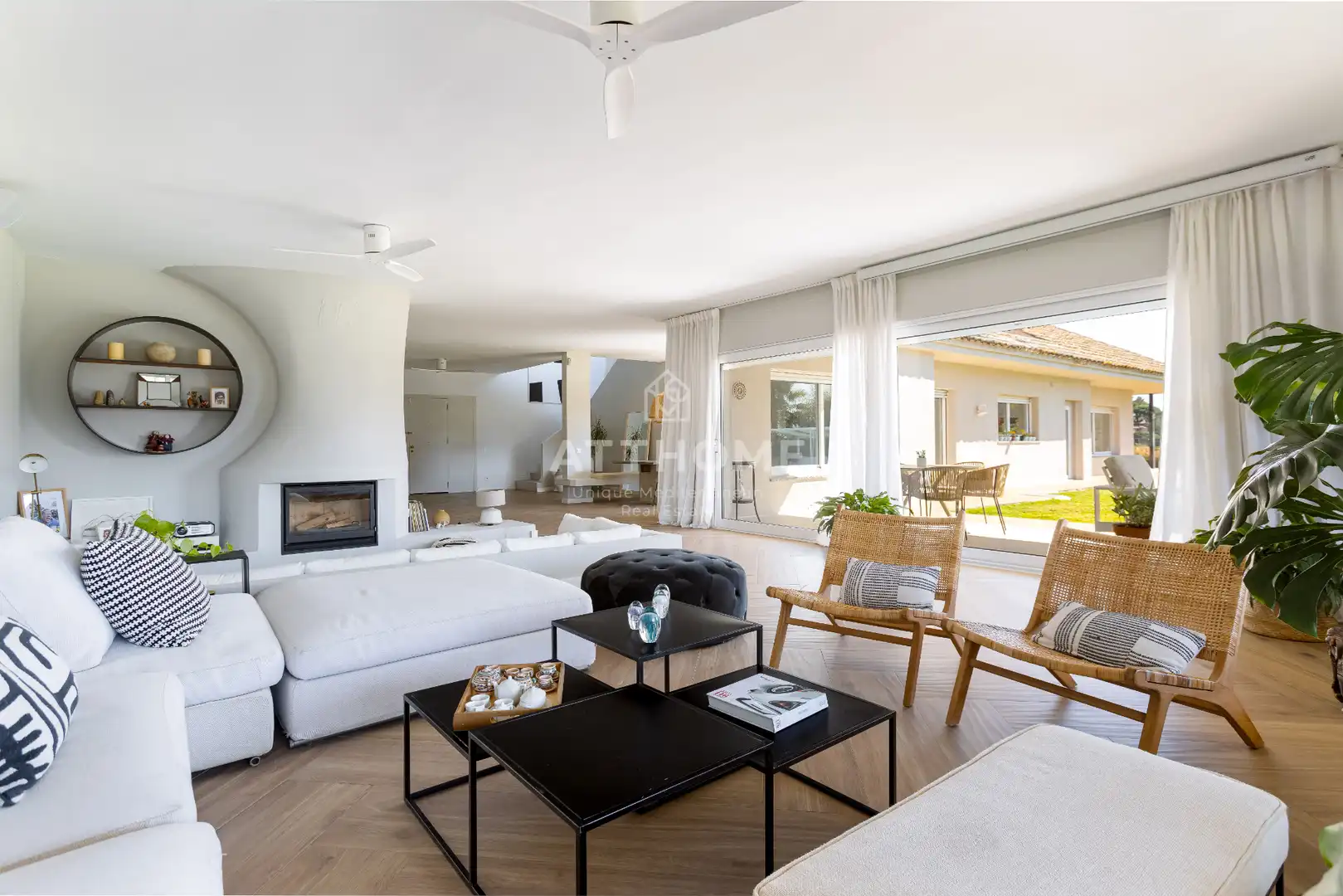 Living room of Houses for rent in Cabrils  with Air Conditioner, Heating and Private garden