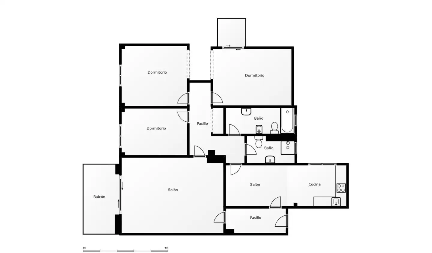 Piso en venta en Madrid con Calefacción y Terraza