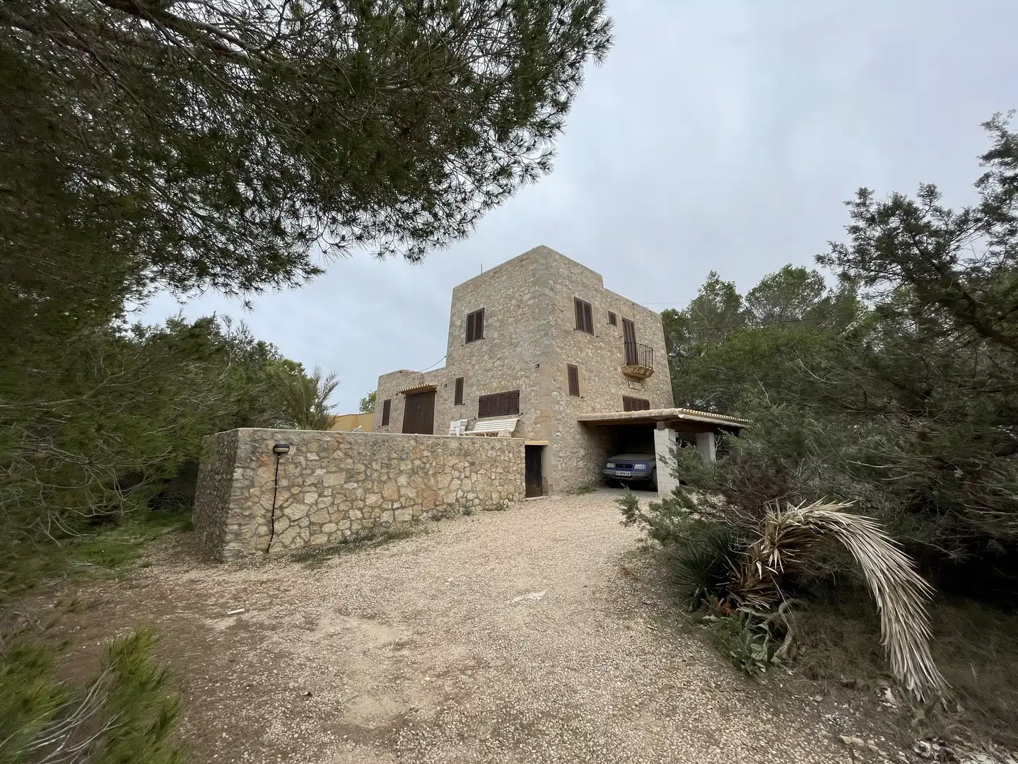 Vista exterior de Casa o xalet en venda en Formentera amb Jardí privat, Terrassa i Piscina