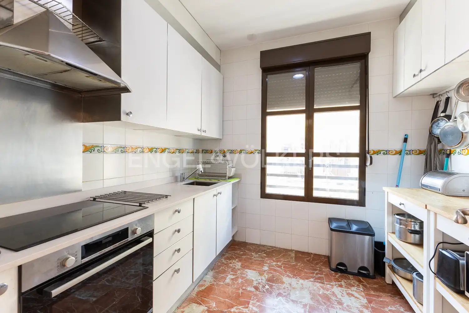 Küche von Dachboden zum Verkauf in Valencia mit Klimaanlage, Heizung und Terrasse