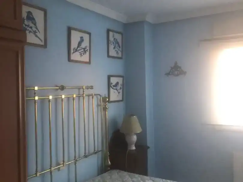 Schlafzimmer von Wohnung zur Miete in  Madrid Capital mit Klimaanlage und Schwimmbad