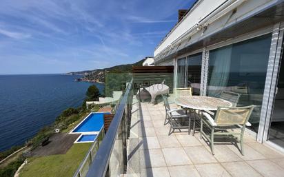 Terrace of Duplex for sale in Sant Feliu de Guíxols  with Terrace, Balcony and Community pool