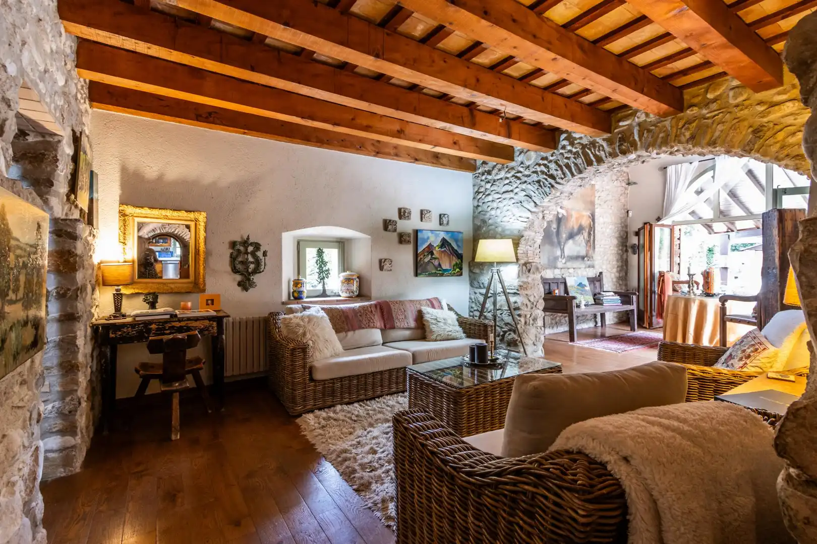 Living room of Country homes for sale in Esponellà  with Heating, Private garden and Terrace