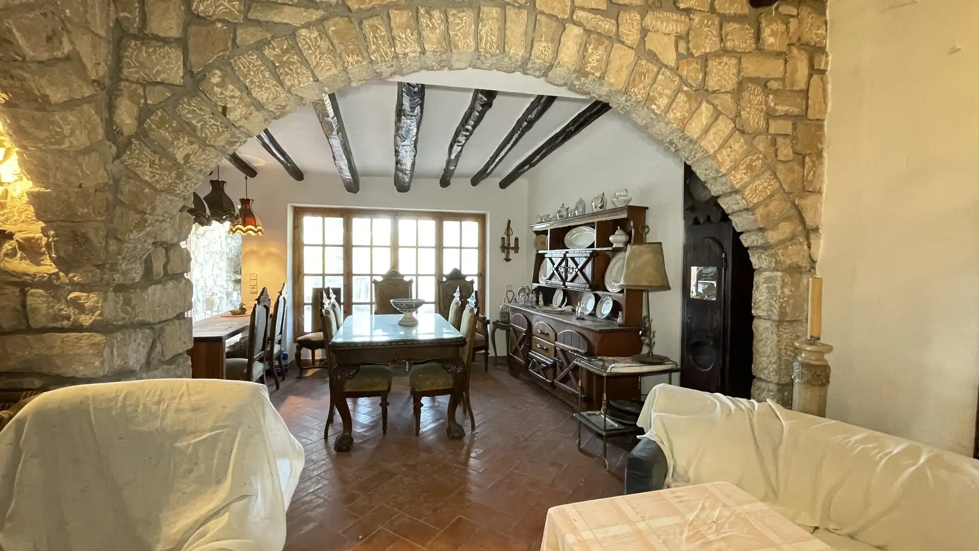 Dining room of Houses for sale in Cervià de Les Garrigues  with Private garden, Terrace and Furnished