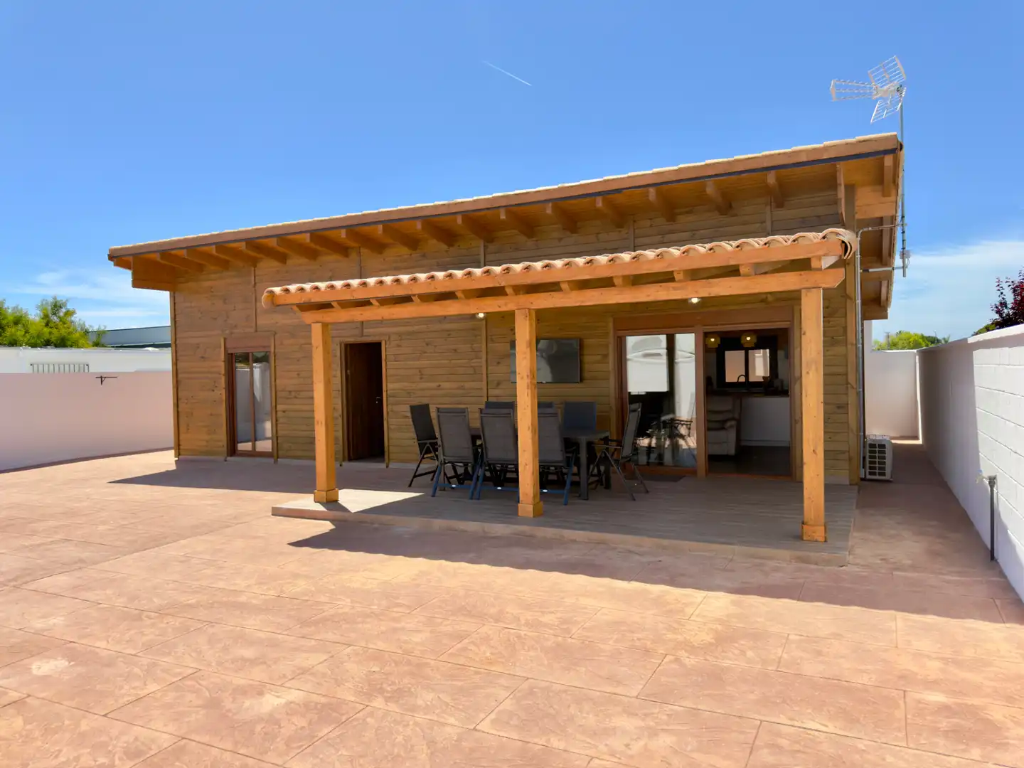 Terraza de Casa o chalet de alquiler en Chiclana de la Frontera con Aire acondicionado, Calefacción y Terraza