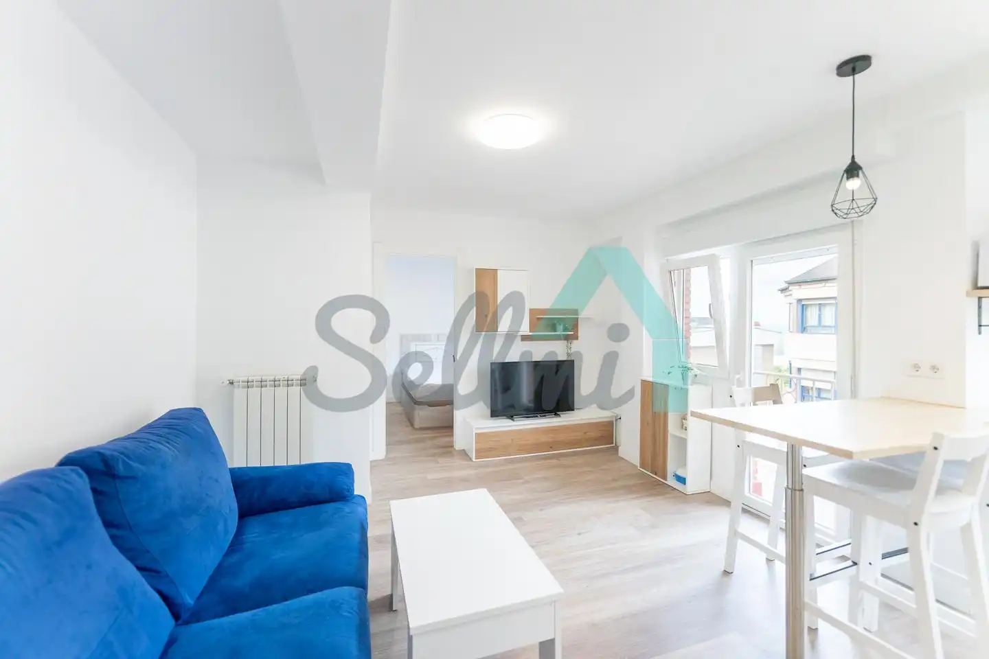 Wohnzimmer von Wohnung zur Miete in Oviedo  mit Heizung, Terrasse und Möbliert