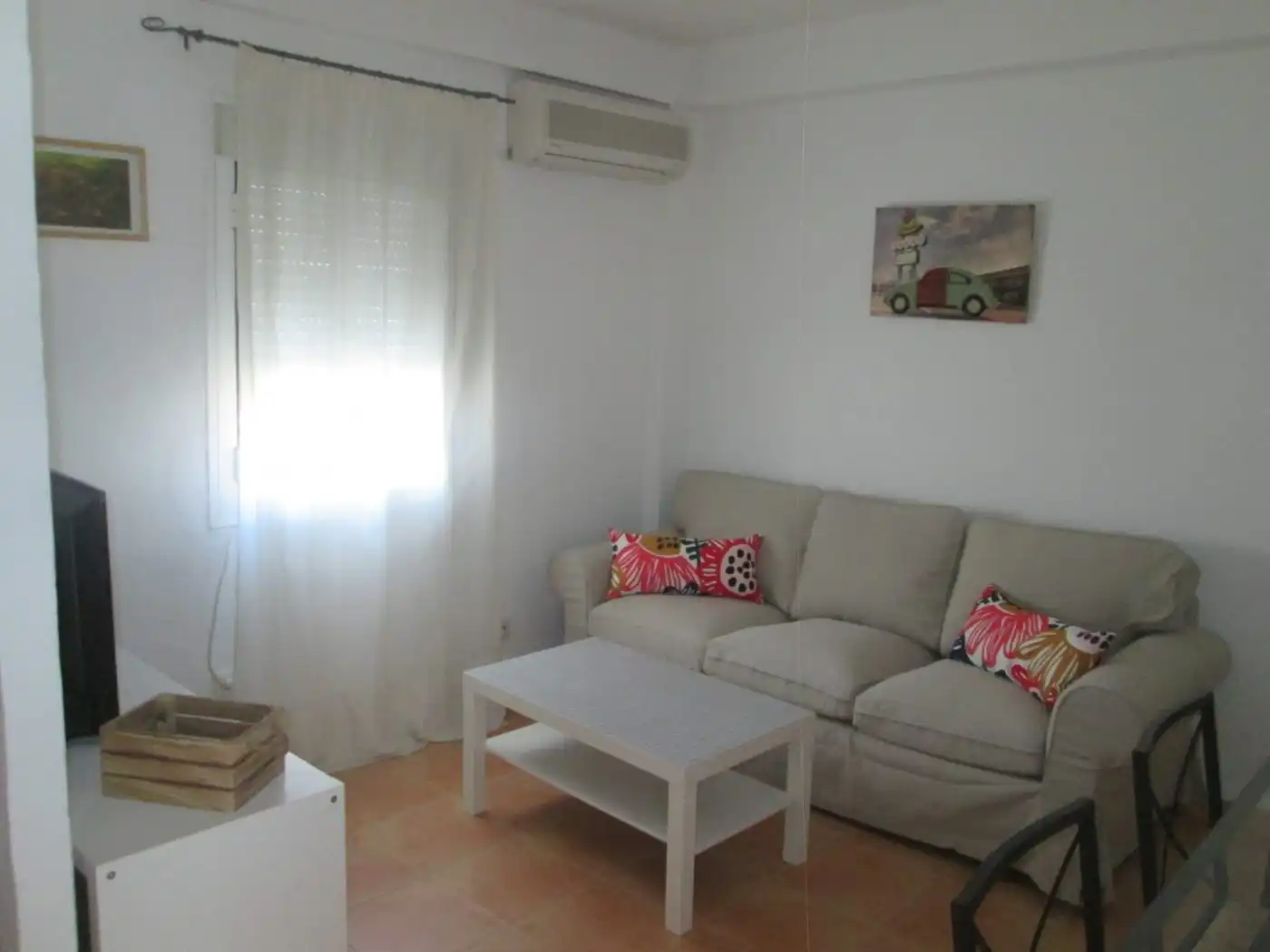 Living room of Flat for rent in Sevilla  with Furnished
