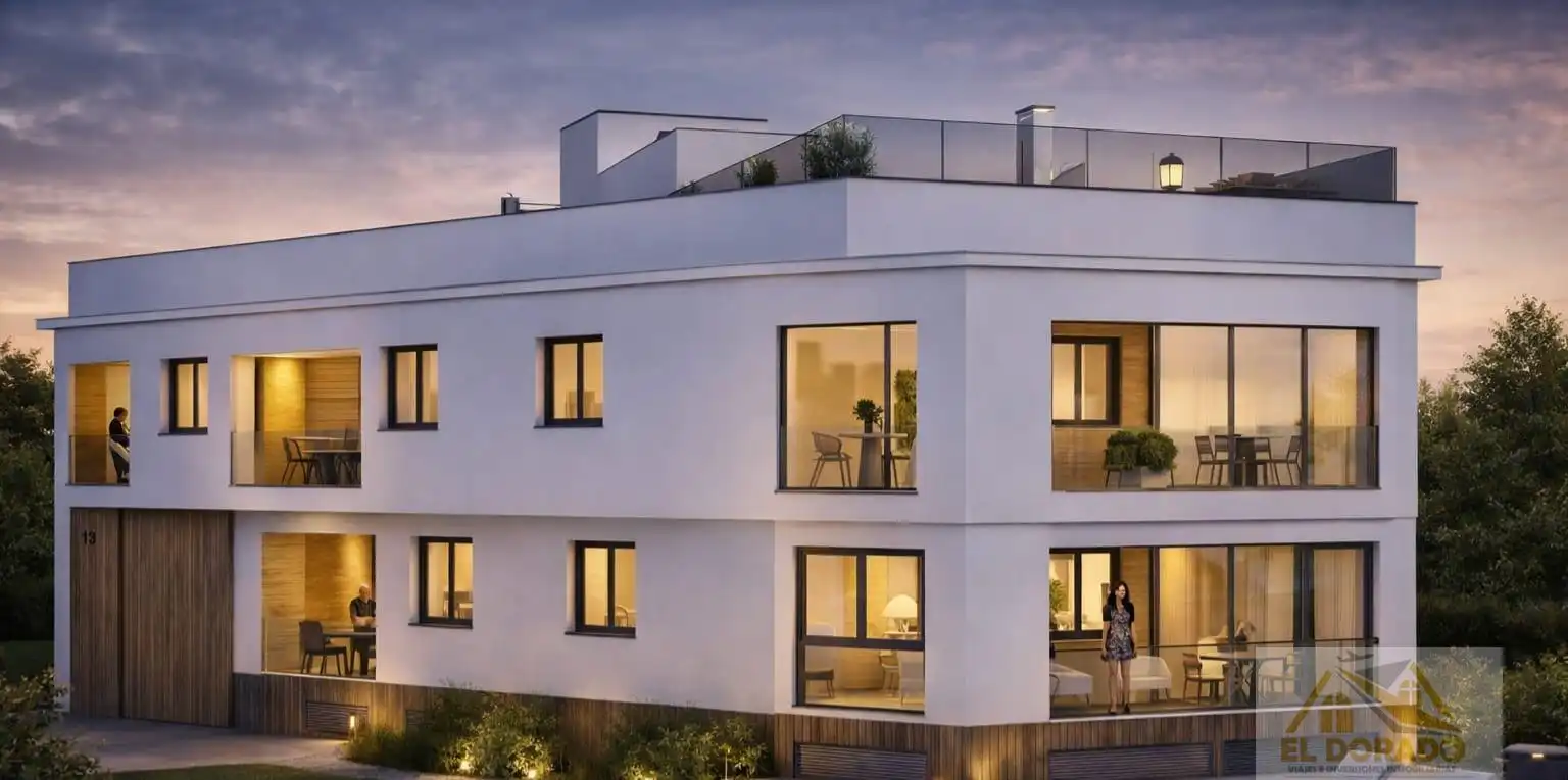 Vista exterior de Apartamento en venta en San Pedro del Pinatar con Aire acondicionado, Calefacción y Terraza