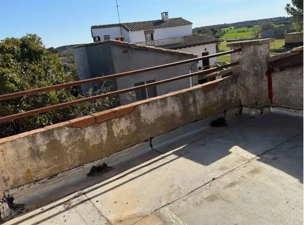 Terrasse von Country house zum Verkauf in Barbuñales mit Privatgarten und Terrasse
