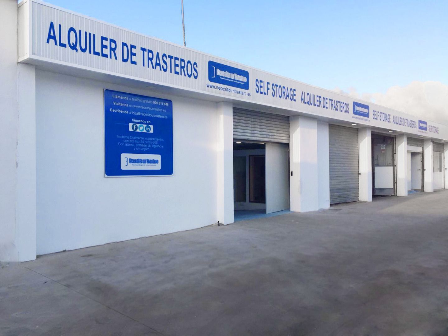 Traster de lloguer en Eivissa amb Alarma