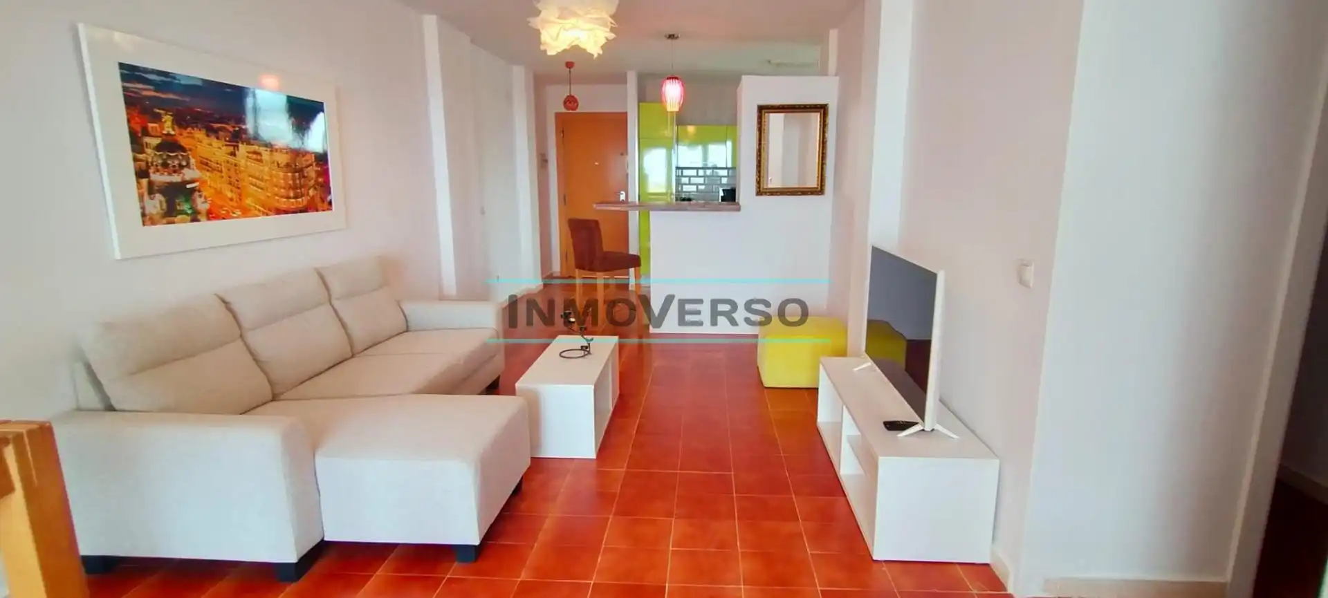 Sala d'estar de Pis de lloguer en Rincón de la Victoria amb Jardí privat, Terrassa i Balcó