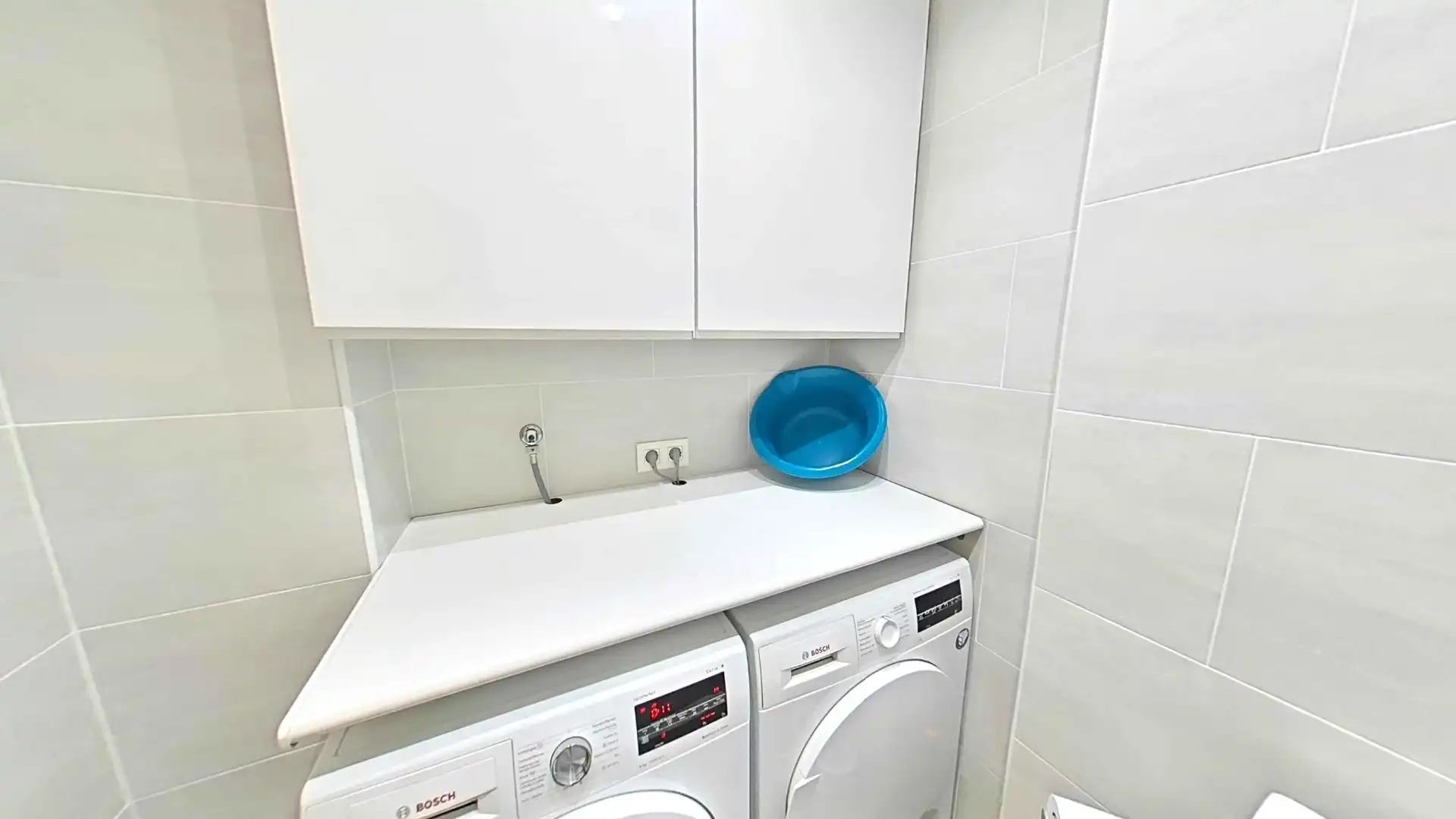 Badezimmer von Wohnung zum Verkauf in Sabadell mit Heizung, Parkett und Balkon