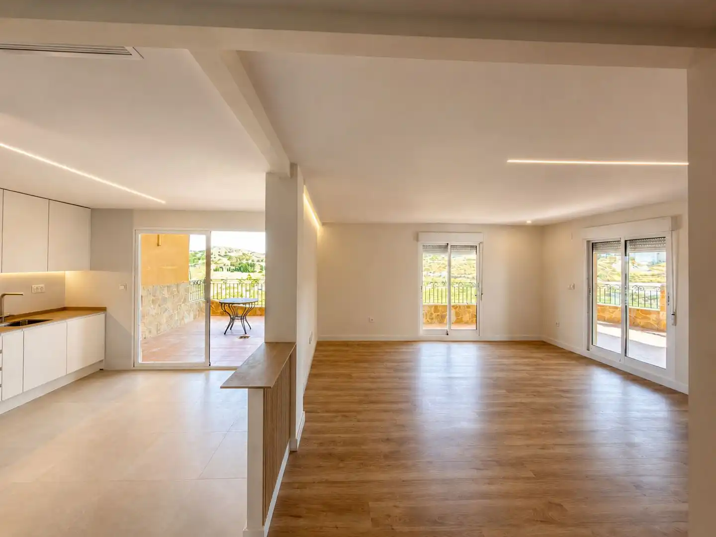 Living room of Attic for sale in Aspe  with Air Conditioner, Terrace and Storage room