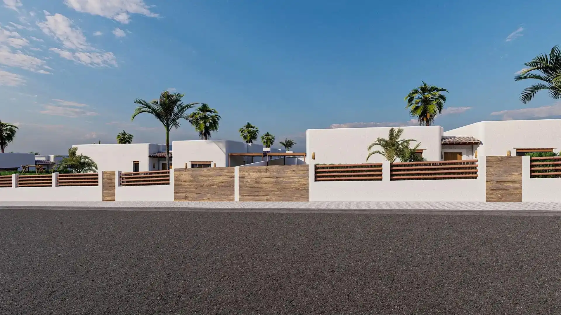 Vista exterior de Casa o chalet en venta en L'Alfàs del Pi con Aire acondicionado, Jardín privado y Terraza