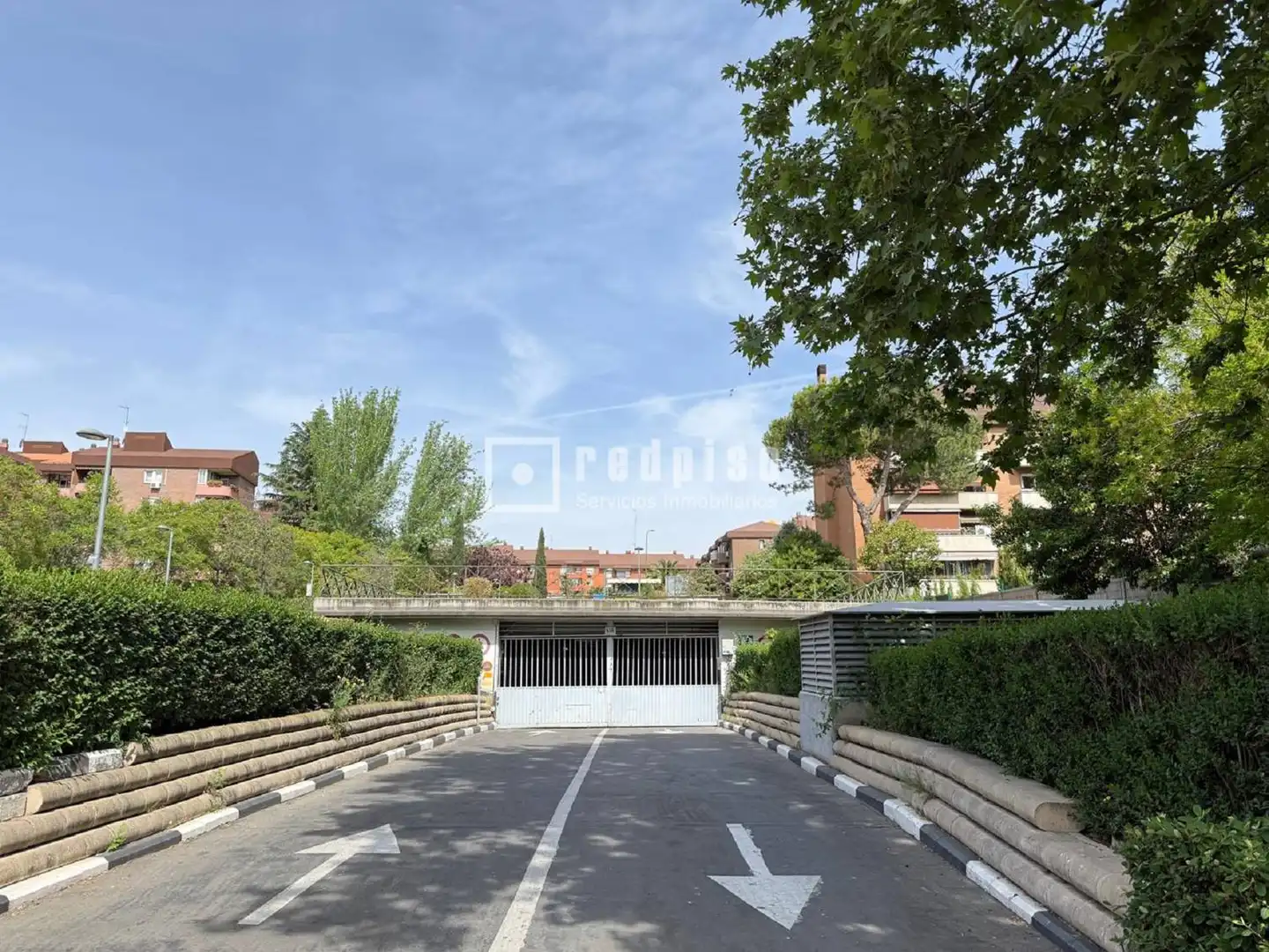 Parking of Flat for sale in Alcobendas  with Heating, Private garden and Swimming Pool