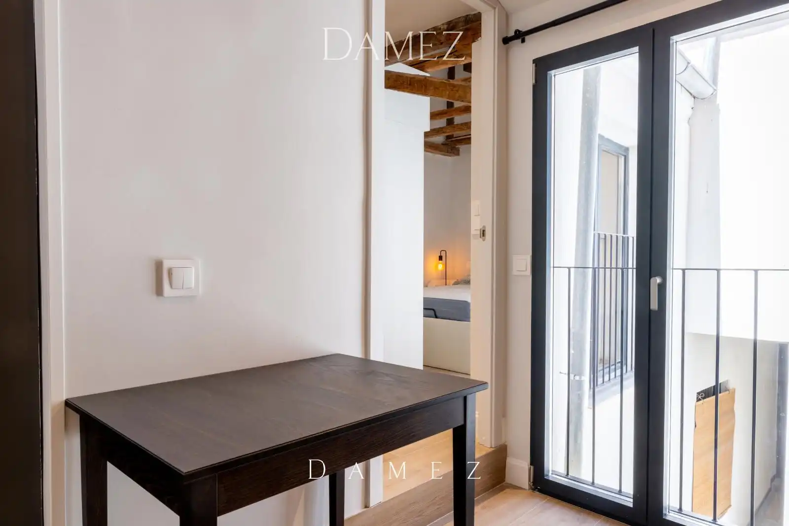 Terraza de Piso de alquiler en Madrid con Aire acondicionado, Calefacción y Amueblado