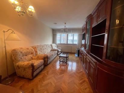 Living room of Flat for sale in A Coruña Capital   with Heating, Parquet flooring and Storage room