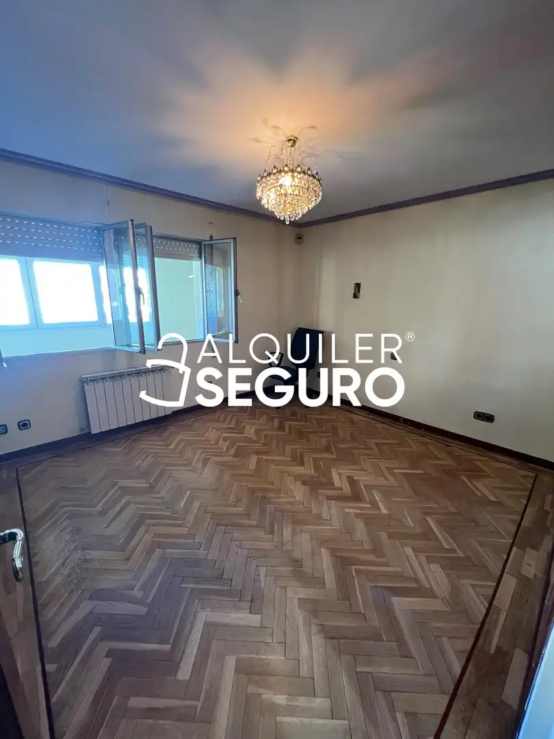 Wohnzimmer von Wohnung zur Miete in Madrid mit Klimaanlage, Heizung und Terrasse