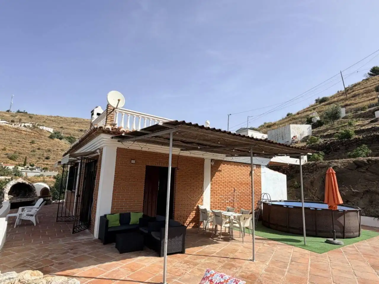 Terrace of Houses for rent in Almuñécar  with Private garden, Terrace and Swimming Pool