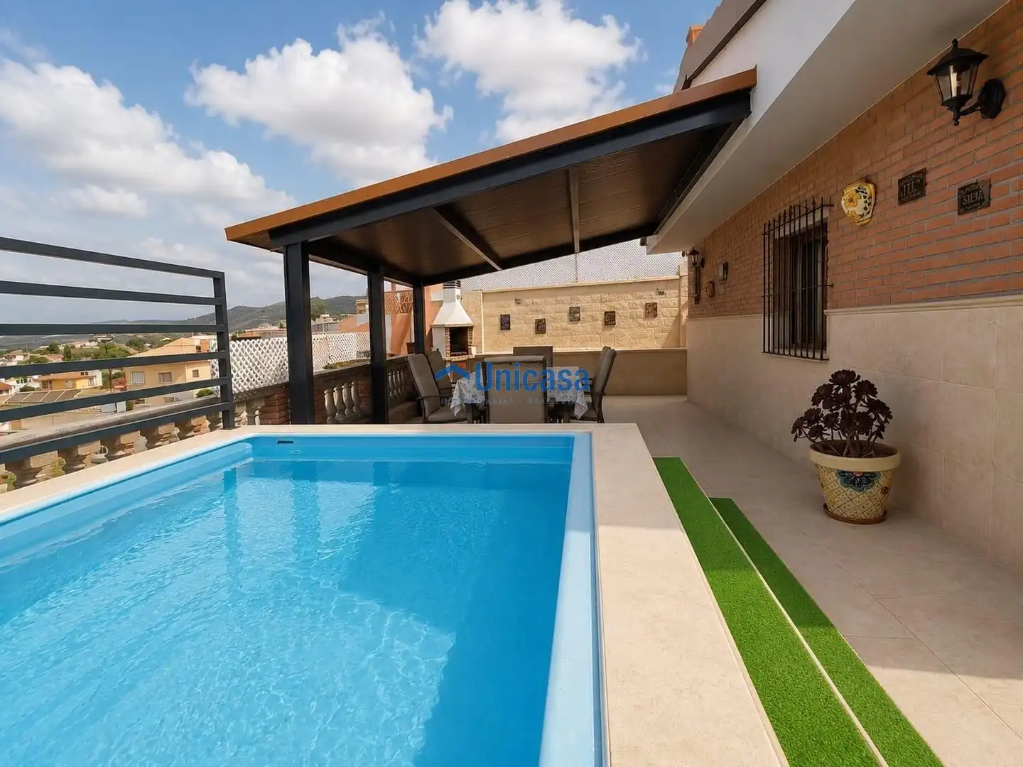 Swimming pool of Detached homes for sale in Málaga  with Air Conditioner, Heating and Storage room