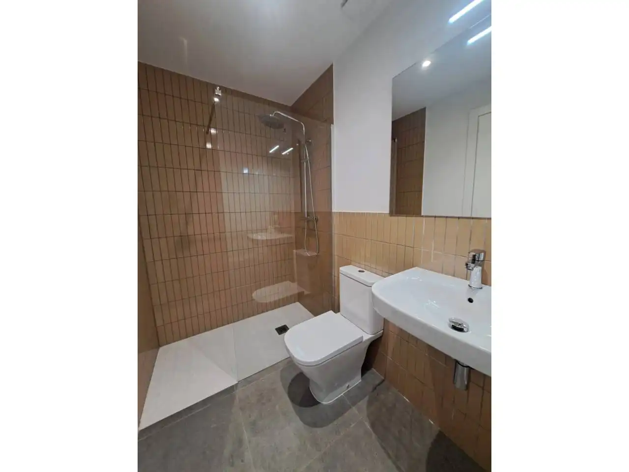 Bathroom of Flat for rent in Sabadell  with Air Conditioner, Heating and Private garden