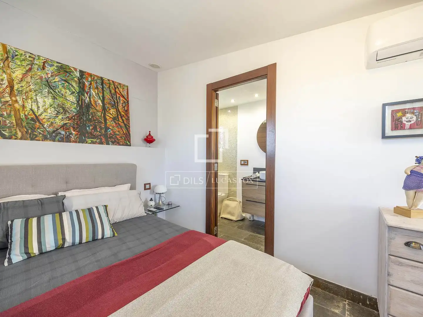 Schlafzimmer von Dachboden zum Verkauf in Valencia del Ventoso mit Klimaanlage, Terrasse und Balkon