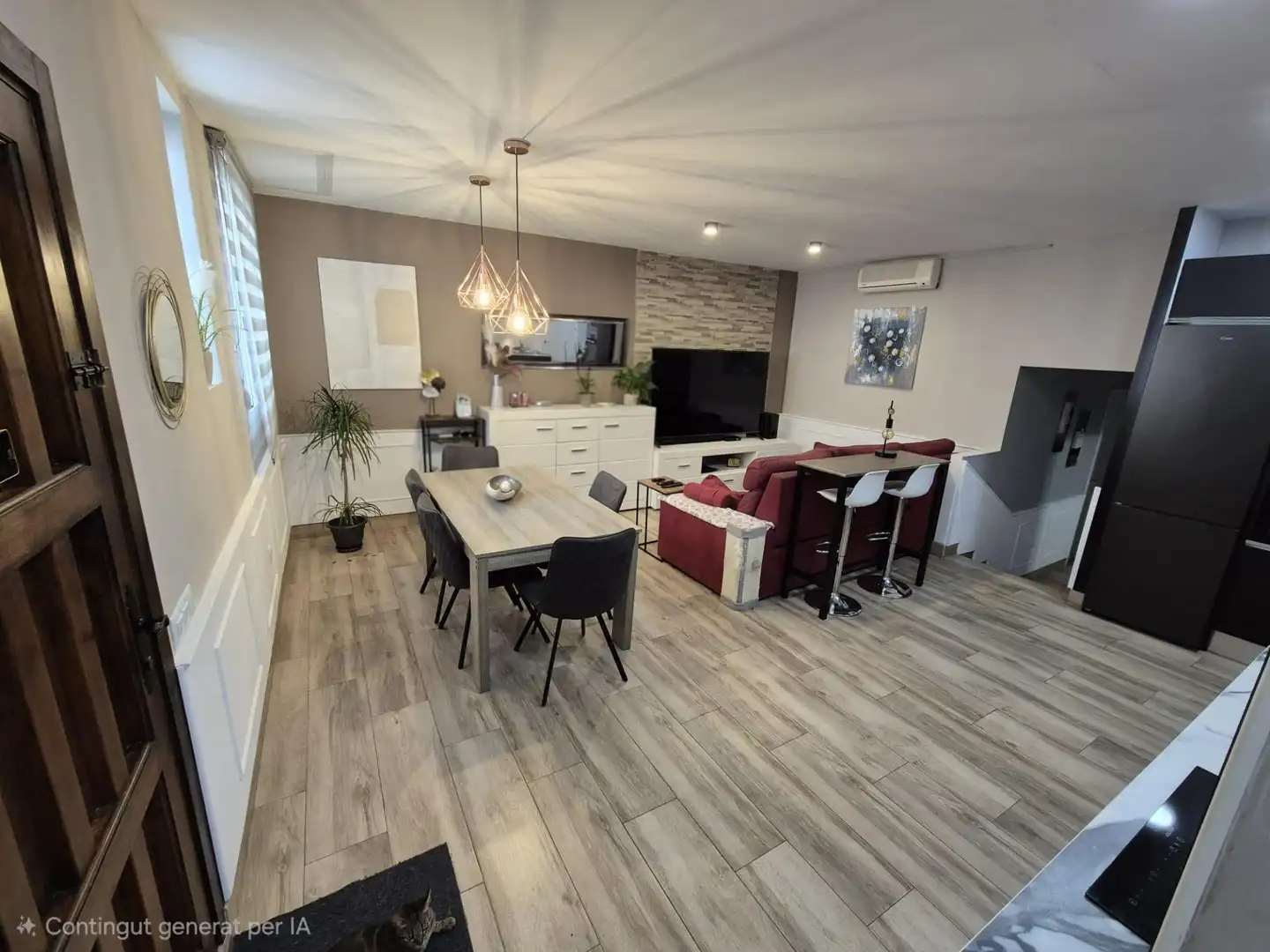 Sala d'estar de Casa o xalet en venda en La Ràpita amb Aire condicionat, Terrassa i Moblat