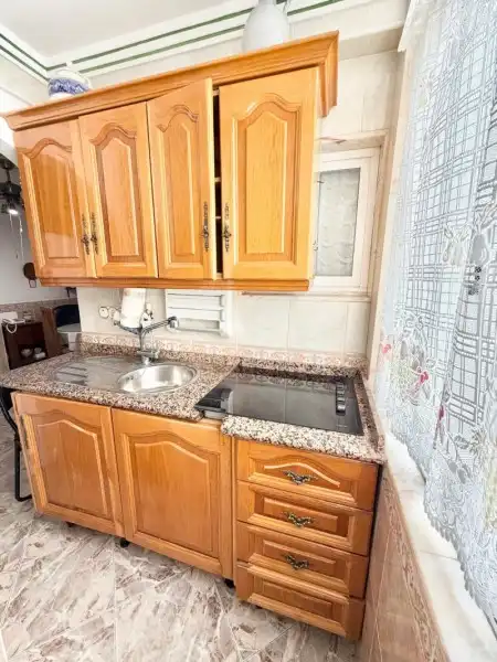 Cuina de Pis en venda en Málaga amb Aire condicionat, Terrassa i Moblat