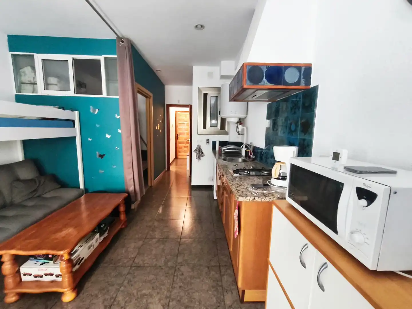 Cocina de Apartamento en venta en Lloret de Mar con Calefacción, Trastero y Balcón