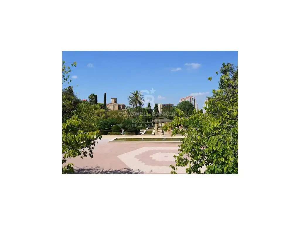 Jardín de Piso de alquiler en Valencia con Balcón