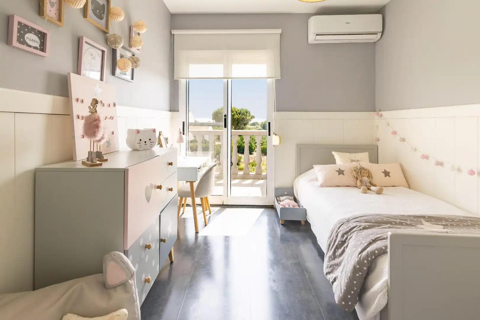 Habitación de Casa adosada en venta en Benimuslem con Aire acondicionado, Calefacción y Parquet